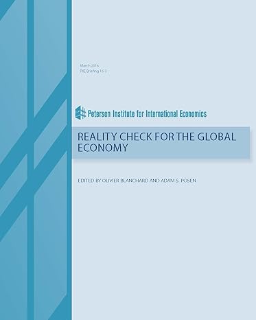reality check for the global economy 1st edition olivier blanchard ,adam posen