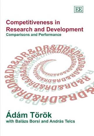 competitiveness in research and development comparisons and performance 1st edition adam torok ,balazs borsi