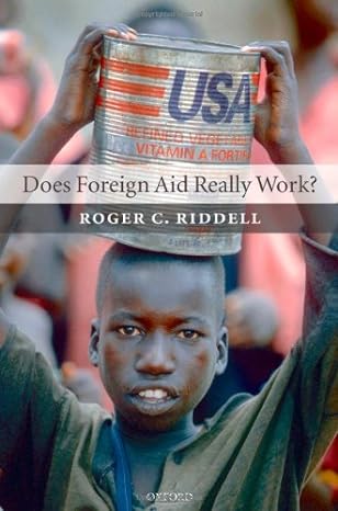 does foreign aid really work 1st edition roger c riddell 0199295654, 978-0199295654