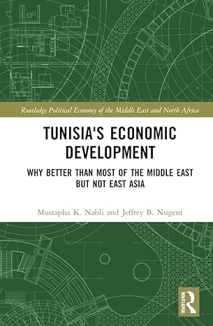 tunisias economic development 1st edition mustapha k nabli ,jeffrey b nugent 1032313994, 978-1032313993
