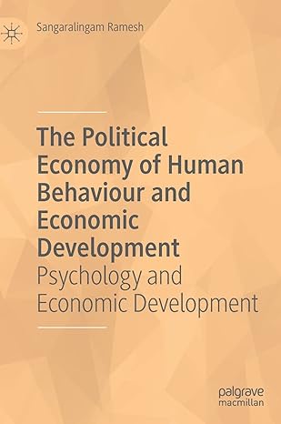 the political economy of human behaviour and economic development psychology and economic development 1st