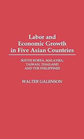 labor and economic growth in five asian countries south korea malaysia taiwan thailand and the philippines