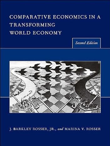 comparative economics in a transforming   by j b rosser jr m v rosser 2nd edition j b rosser jr m v rosser