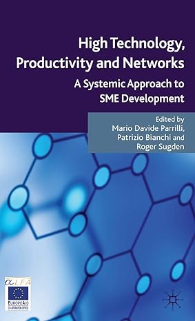 high technology productivity and networks a systemic approach to sme development 2008th edition patrizio