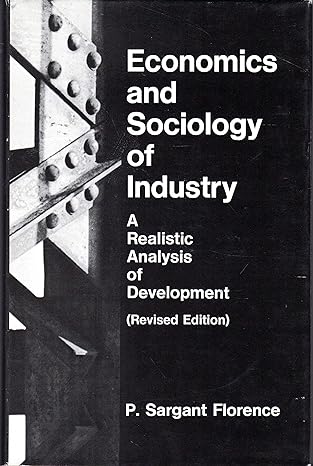 economics and sociology of industry a realistic analysis of development revised edition professor philip