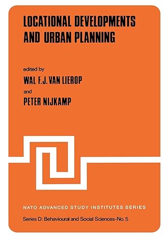 local developments and urban planning 1981st edition w f j van lierop ,peter nijkamp 9028626514,