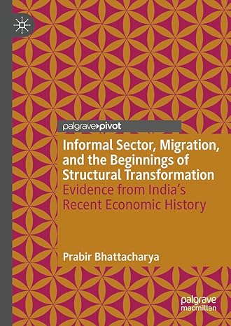 informal sector migration and the beginnings of structural transformation evidence from indias recent
