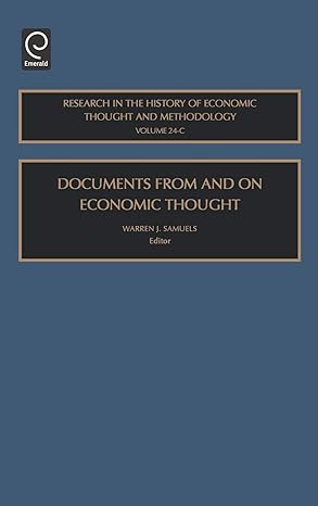 documents from and on economic thought 1st edition warren samuels 0762313552, 978-0762313556