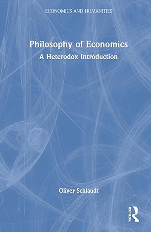philosophy of economics 1st edition oliver schlaudt 1032068485, 978-1032068480