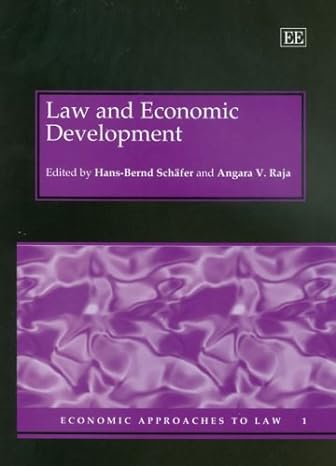 law and economic development 1st edition hans bernd schafer ,angara v raja 1845423941, 978-1845423940