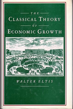 the classical theory of economic growth 1st edition walter eltis 0312142641, 978-0312142643