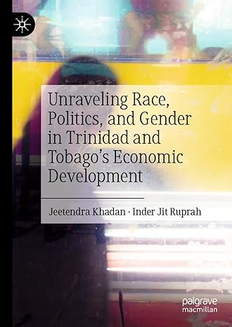 unraveling race politics and gender in trinidad and tobagos economic development 2024th edition jeetendra