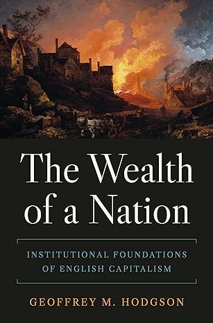the wealth of a nation institutional foundations of english capitalism 1st edition geoffrey m hodgson