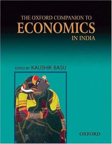 the oxford companion to economics in india har/cdr edition kaushik basu 0195669843, 978-0195669848