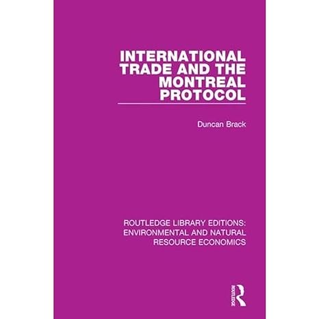 international trade and the montreal protocol 1st edition duncan brack 1138503215, 978-1138503212
