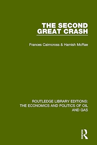 the second great crash 1st edition frances cairncross ,hamish mcrae 1138641863, 978-1138641860