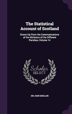 the statistical account of scotland drawn up from the communications of the ministers of the different