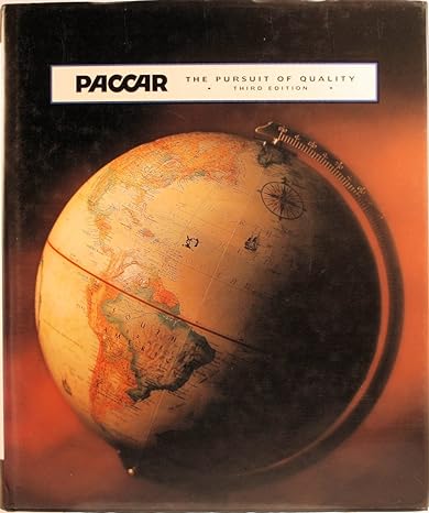 paccar the pursuit of quality 3rd edition alex groner ,barry provorse 0935503242, 978-0935503241