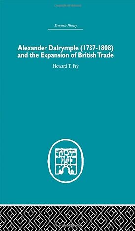 alexander dalrymple and the expansion of british trade 1st edition howard t fry 0415381657, 978-0415381659