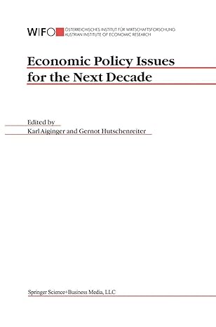 economic policy issues for the next decade 2004th edition karl aiginger ,g hutschenreiter 1402077157,