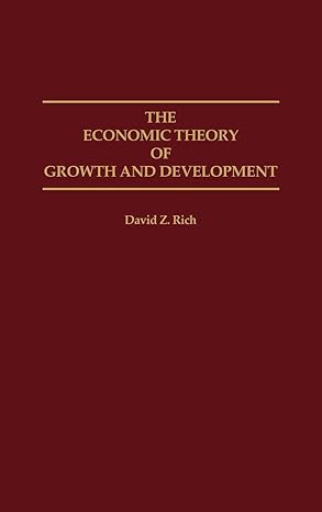 the economic theory of growth and development 1st edition david rich 0275946878, 978-0275946876