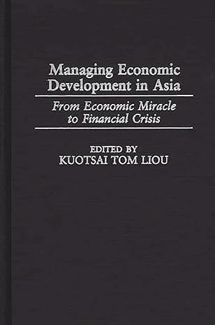 managing economic development in asia from economic miracle to financial crisis 1st edition kuotsai liou