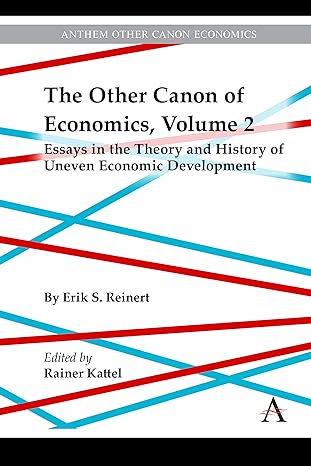 the other canon of economics volume 2 essays in the theory and history of uneven economic development 1st