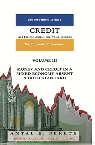 credit and the two sources from which it springs volume iii the propensity to save and the propensity to