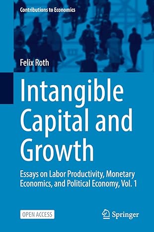 intangible capital and growth essays on labor productivity monetary economics and political economy vol 1 1st