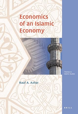 economics of an islamic economy 1st edition rauf azhar 9004179372, 978-9004179370