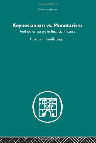 keynesianism vs monetarism and other essays in financial history 1st edition charles p kindleberger