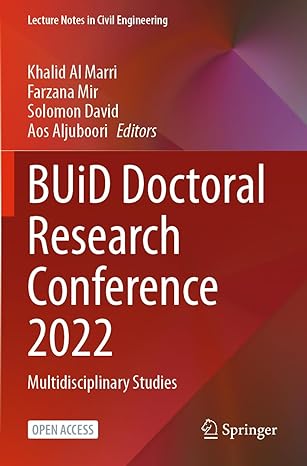 buid doctoral research conference 2022 multidisciplinary studies 1st edition khalid al marri ,farzana mir