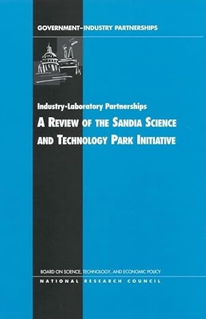 a review of the sandia science and technology park initiative 1st edition and economic policy board on