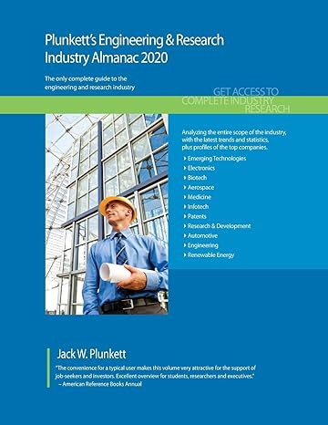 plunketts engineering and research industry almanac 2020 engineering and research industry market research