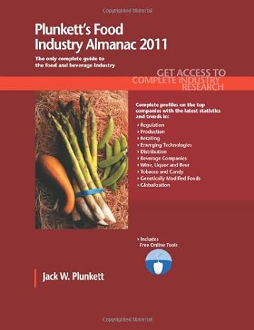 plunketts food industry almanac 2011 food industry market research statistics trends and leading companies