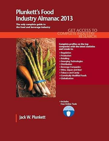 plunketts food industry almanac 2013 food industry market research statistics trends and leading companies