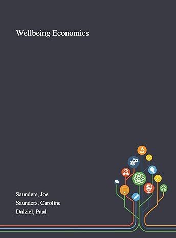 wellbeing economics 1st edition joe saunders ,caroline saunders ,paul dalziel 1013271971, 978-1013271977