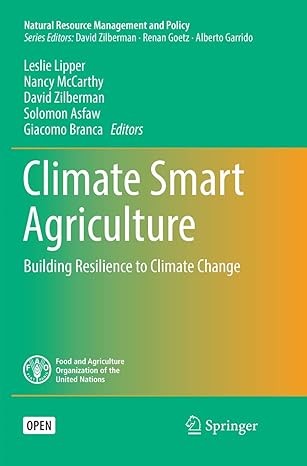 climate smart agriculture building resilience to climate change 1st edition leslie lipper ,nancy mccarthy