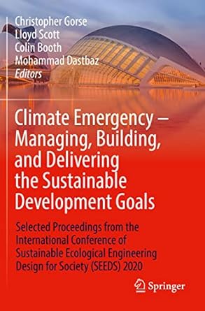 climate emergency managing building and delivering the sustainable development goals selected proceedings