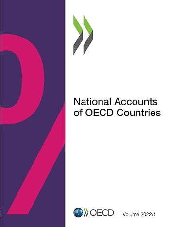 national accounts of oecd countries volume 2022 issue 1 1st edition organisation for economic co-operation