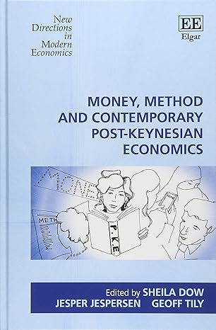 money method and contemporary post keynesian economics 1st edition sheila dow ,jesper jespersen ,geoff tily