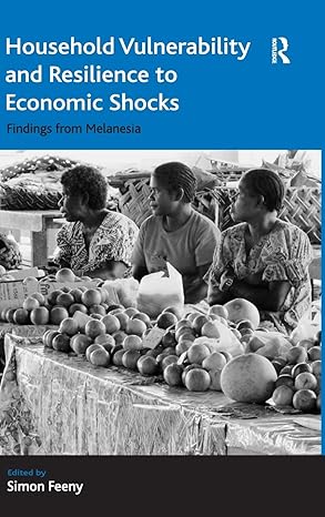 household vulnerability and resilience to economic shocks findings from melanesia 1st edition simon feeny