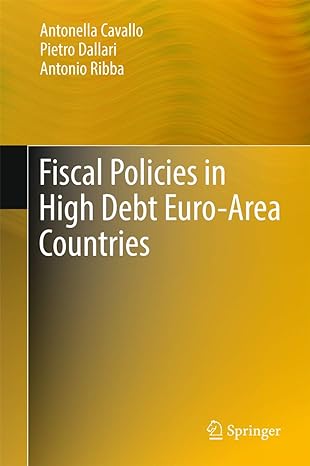 fiscal policies in high debt euro area countries 1st edition antonella cavallo ,pietro dallari ,antonio ribba