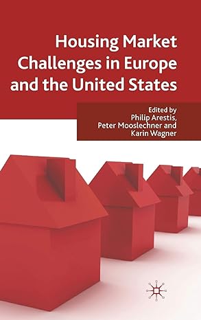 housing market challenges in europe and the united states 2009th edition p arestis ,p mooslechner ,kenneth a