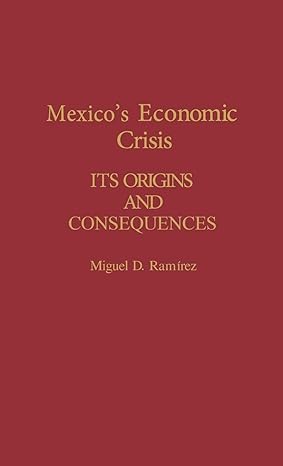 mexicos economic crisis its origins and consequences 1st edition miguel ramirez 0275928675, 978-0275928674