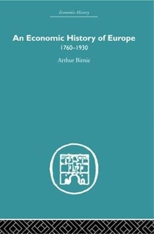 an economic history of europe 1760 1930 1st edition a birnie 0415379202, 978-0415379205