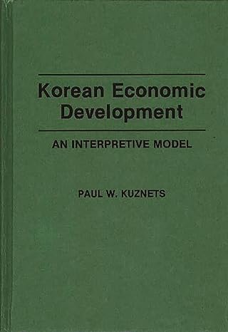 korean economic development an interpretive model 1st edition paul w kuznets 0275946452, 978-0275946456