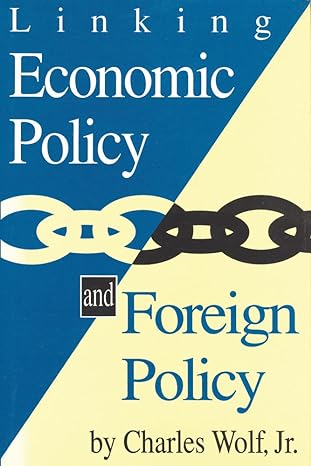 linking economic policy and foreign policy 1st edition jr wolf 0887383998, 978-0887383991