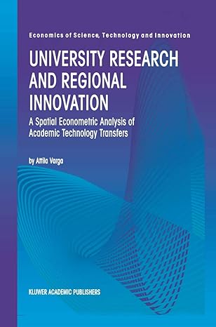 university research and regional innovation a spatial econometric analysis of academic technology transfers