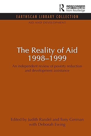 the reality of aid 1998 1999 1st edition judith randel 0415851505, 978-0415851503